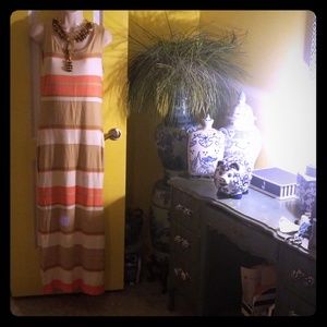 Super Cute Multi Color Maxi Dress